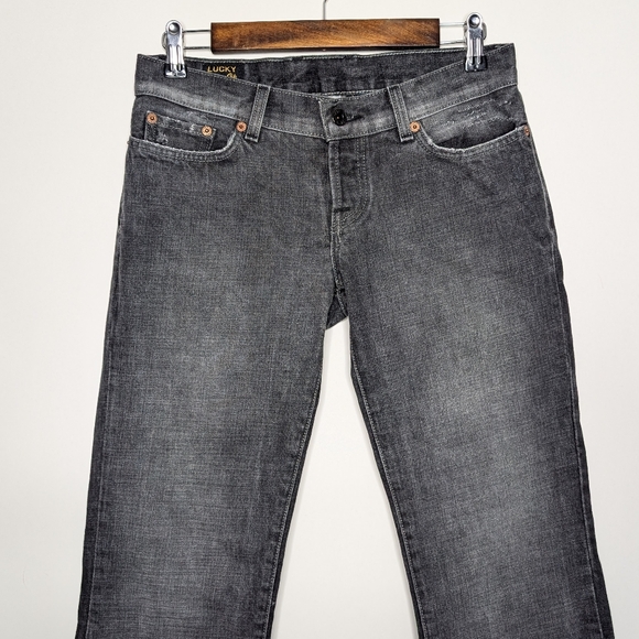 Lucky Brand Sweet Victory Jean Light Gray Bootcut Jeans Size 4/27 - Picture 3 of 16